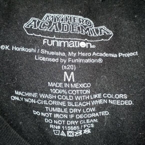 FUNIMATION Hero Academia Shoto Todoroki Fire And Ice Character Anime T-Shirt SZ. - Picture 4 of 4